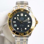 OMEGA Seamaster coaxial chronometer Diver 300M Two Tone 904L 42mm Watch